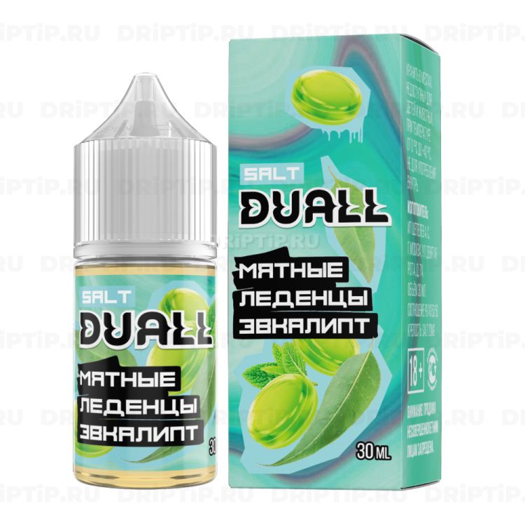 Жидкость Duall Salt - Мятные Леденцы Эвкалипт 