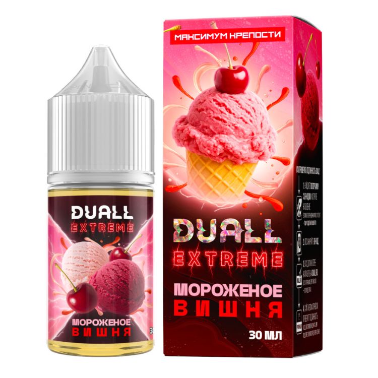 Жидкость Duall Extreme Salt - Мороженое Вишня 