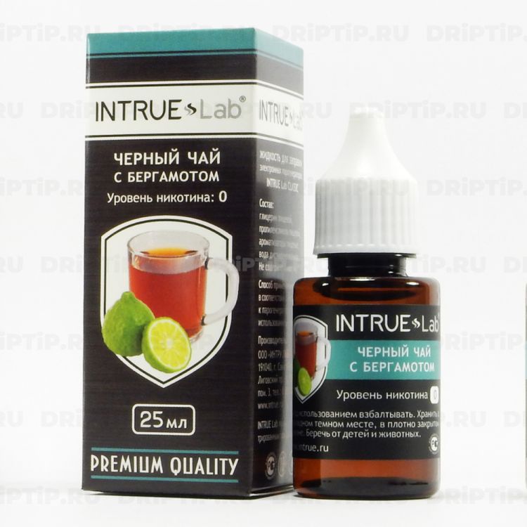 Жидкость Intrue Lab - Черный чай с бергамотом 