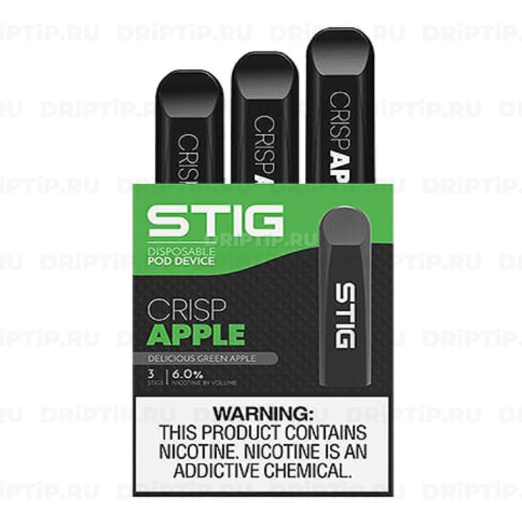 Одноразовая Pod-стистема Crisp Apple - Stig Pod