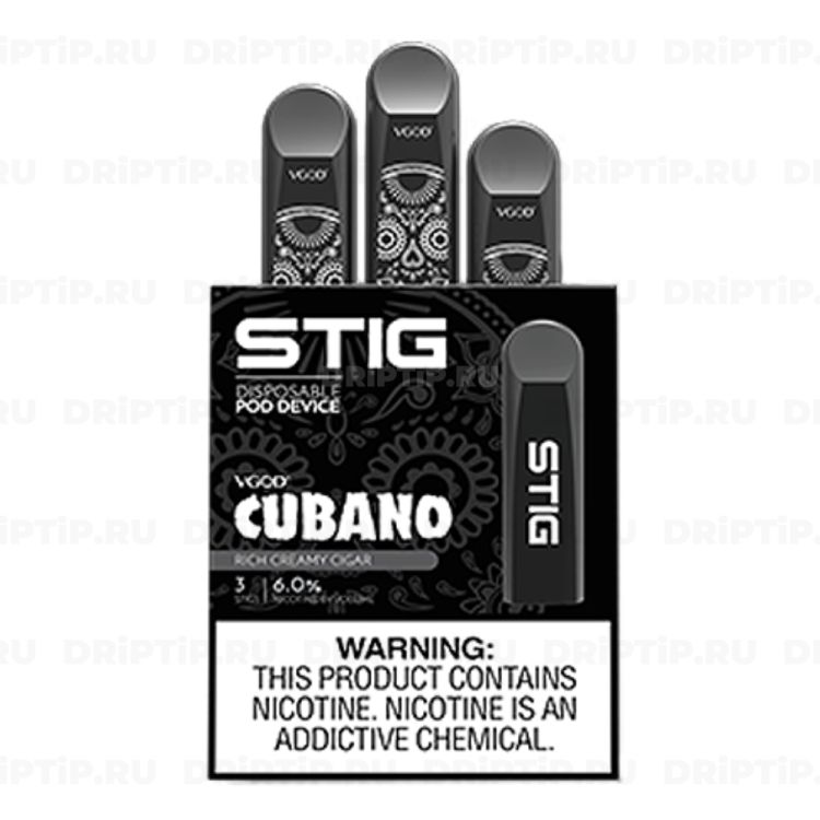Одноразовая Pod-стистема Cubano - Stig Pod