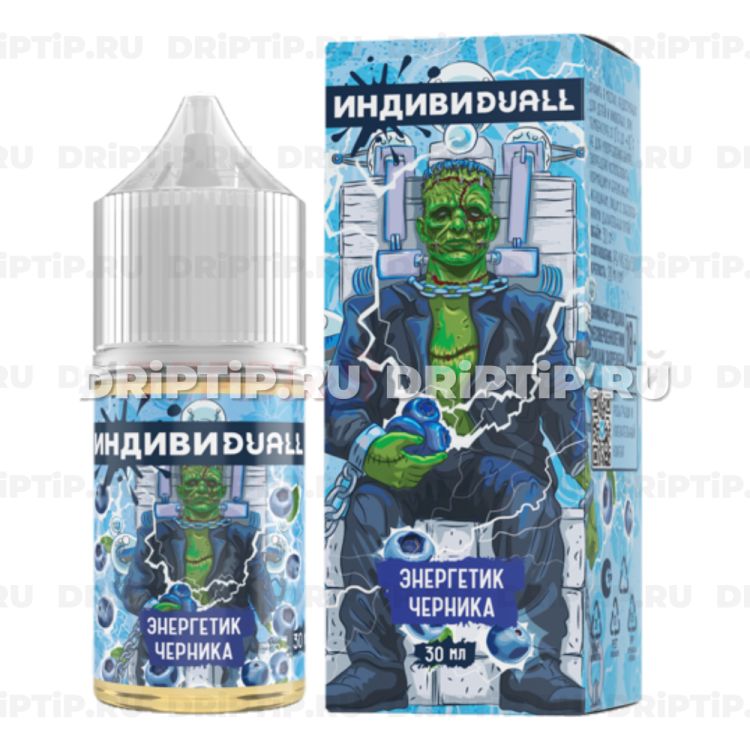 Жидкость ИндивиDUALL Salt - Энергетик Черника 