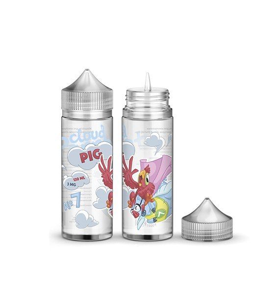 Жидкость CLOUD PIG "7" 0mg 120ml + никобустер 