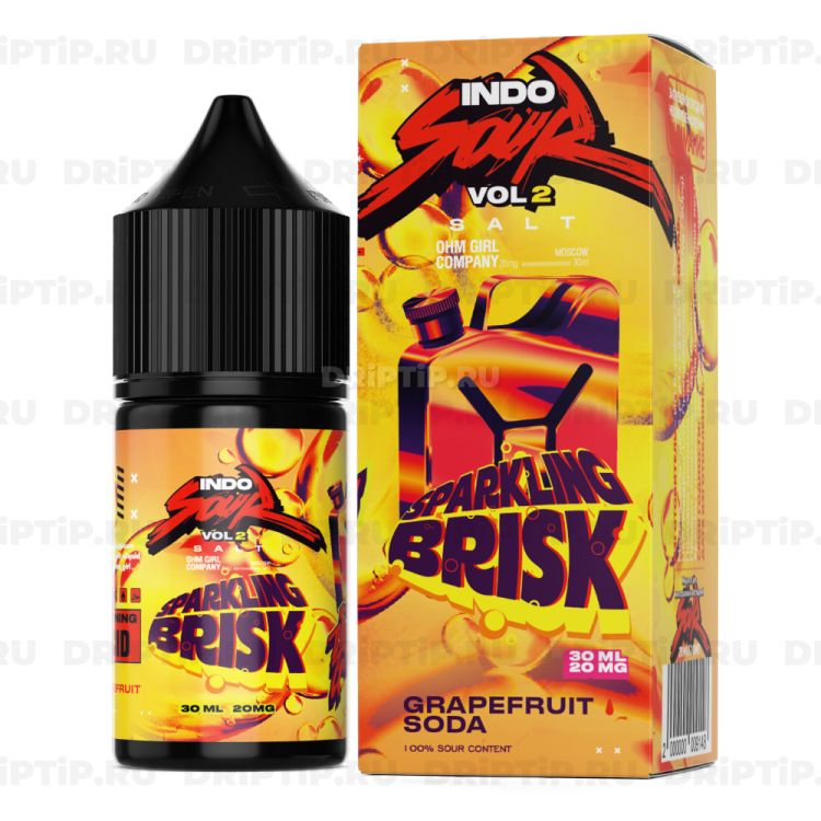 Жидкость Indo Sour Vol 2 Salt - Sparkling Brisk 
