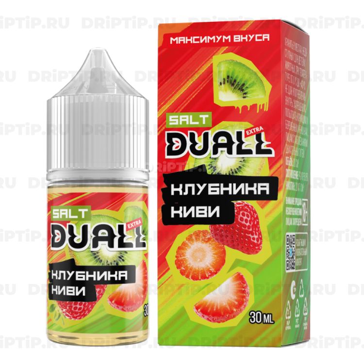 Жидкость Duall Salt Extra - Клубника Киви 