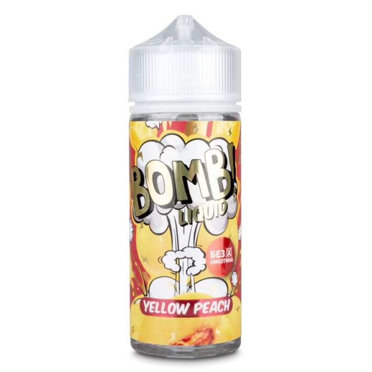 BOMB! Liquid Yellow Peach 0mg 120ml + никобустер