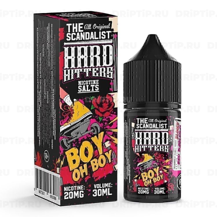 Жидкость The Scandalist Hard Hitters Salt - Boy Oh Boy 