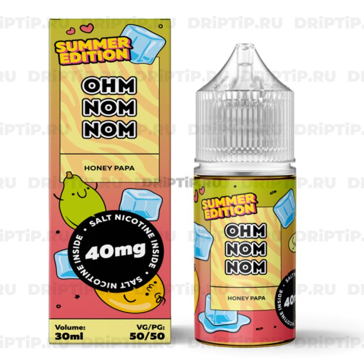 Ohm nom nom Summer Salt - Honey Papa