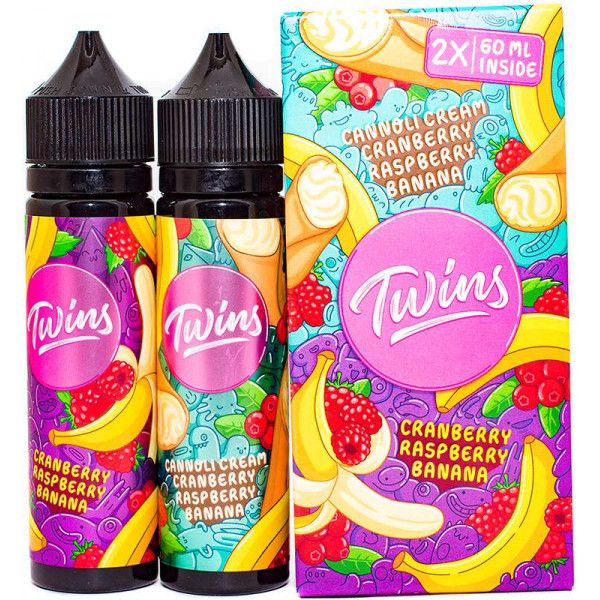 TWINS 1.Cannoli cream-Cranberry-Raspberry-Banana 2.Cranberry-Raspberry-Banana