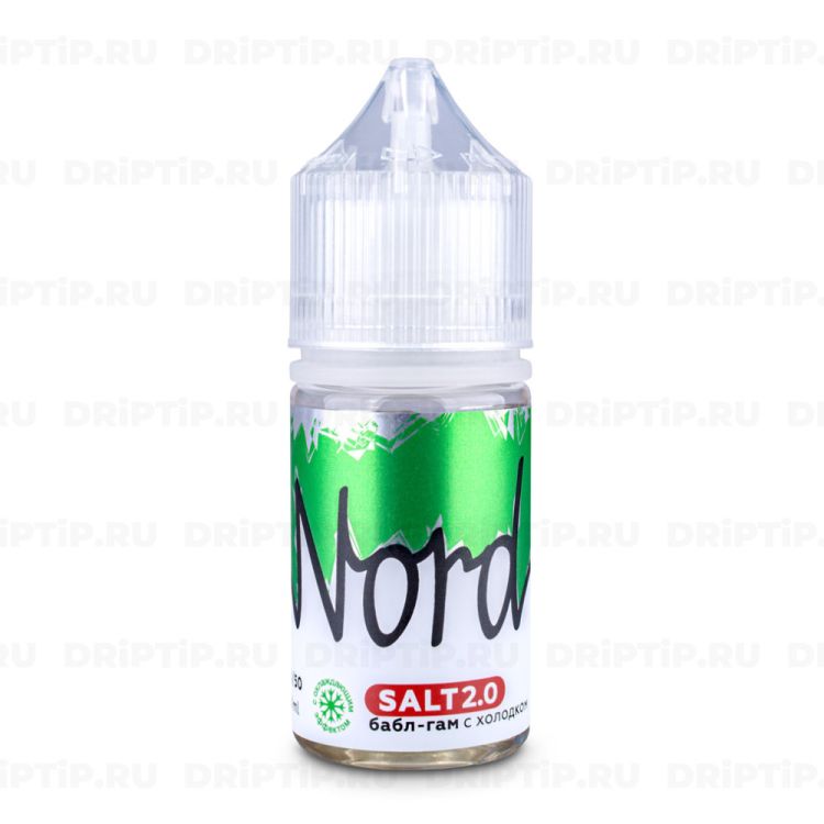 Жидкость Баблгам с холодком - Nord Salt 