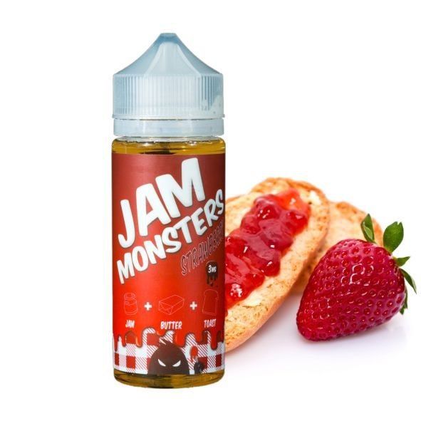 Jam Monsters Strawberry Jam Клон 3 mg, 120 ml