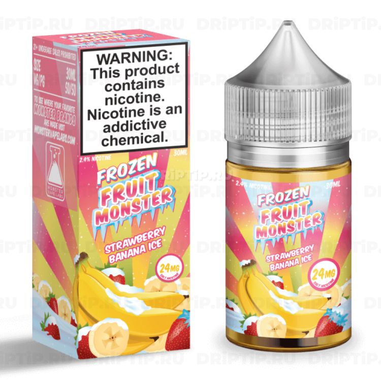 Жидкость Frozen Fruit Monster Salt - Strawberry Banana 