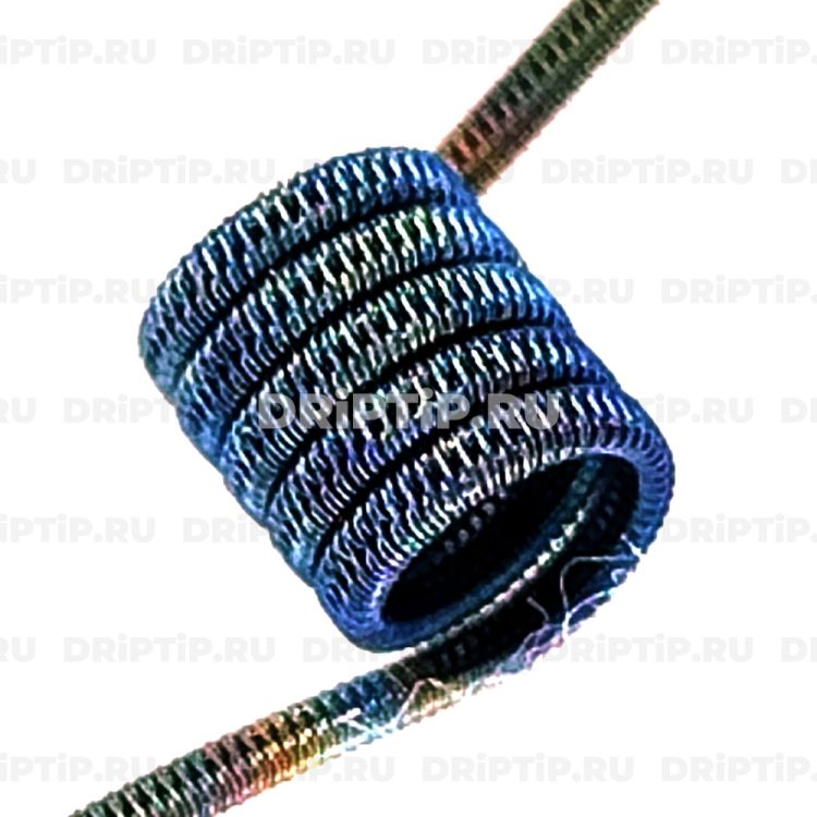 Staggered 2*025 кант, 2,5мм, 5 витков, 0.85 ом MTL