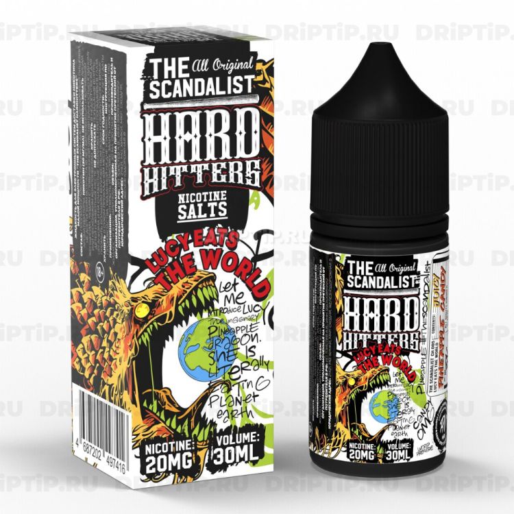 Жидкость The Scandalist Hard Hitters Salt - Lucy Eats The World 