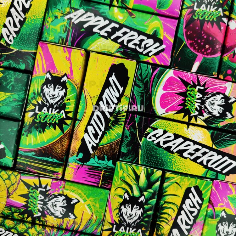 Жидкость Laika Sour Salt - Acid kiwi 