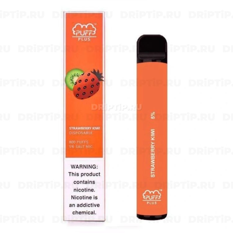 Одноразовая электронная сигарета Puff Bar Plus - Клубника Киви