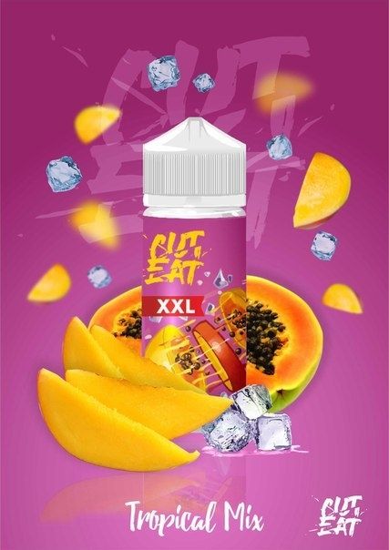 CUT EAT Tropical Mix 0mg, 120ml