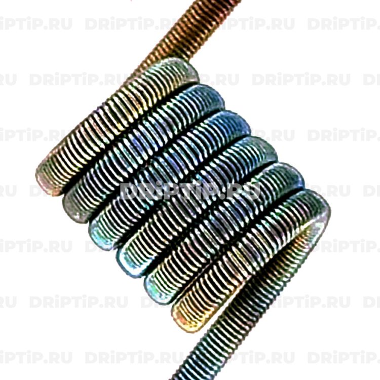 Fused 2*025 кант, 2,5мм, 6 витков, 0.95 ом MTL