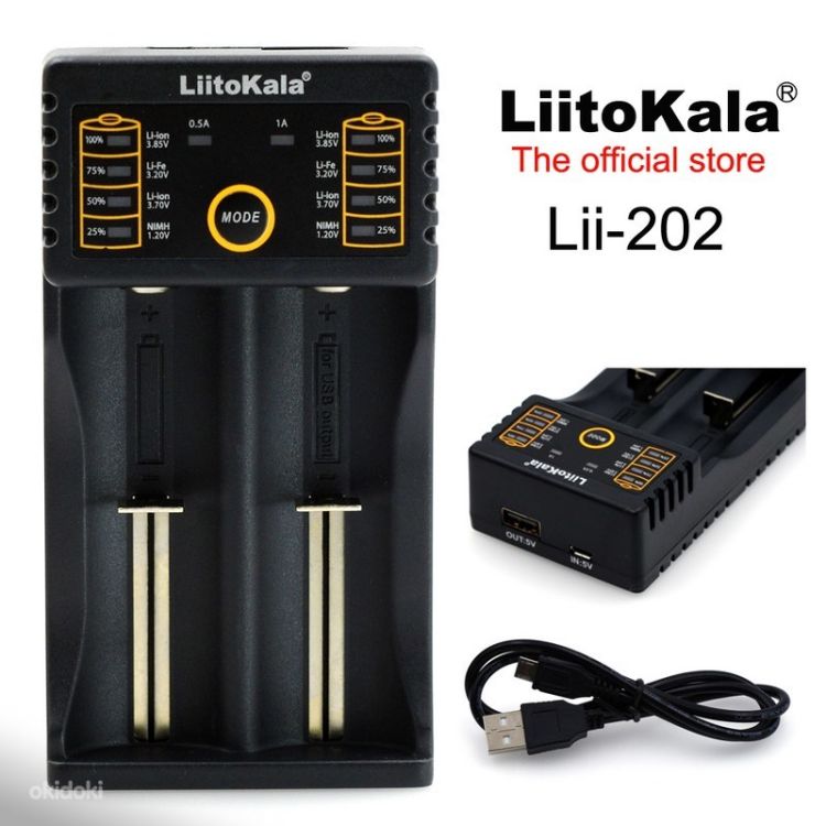Зарядное устройство LiitoKala Lii-202