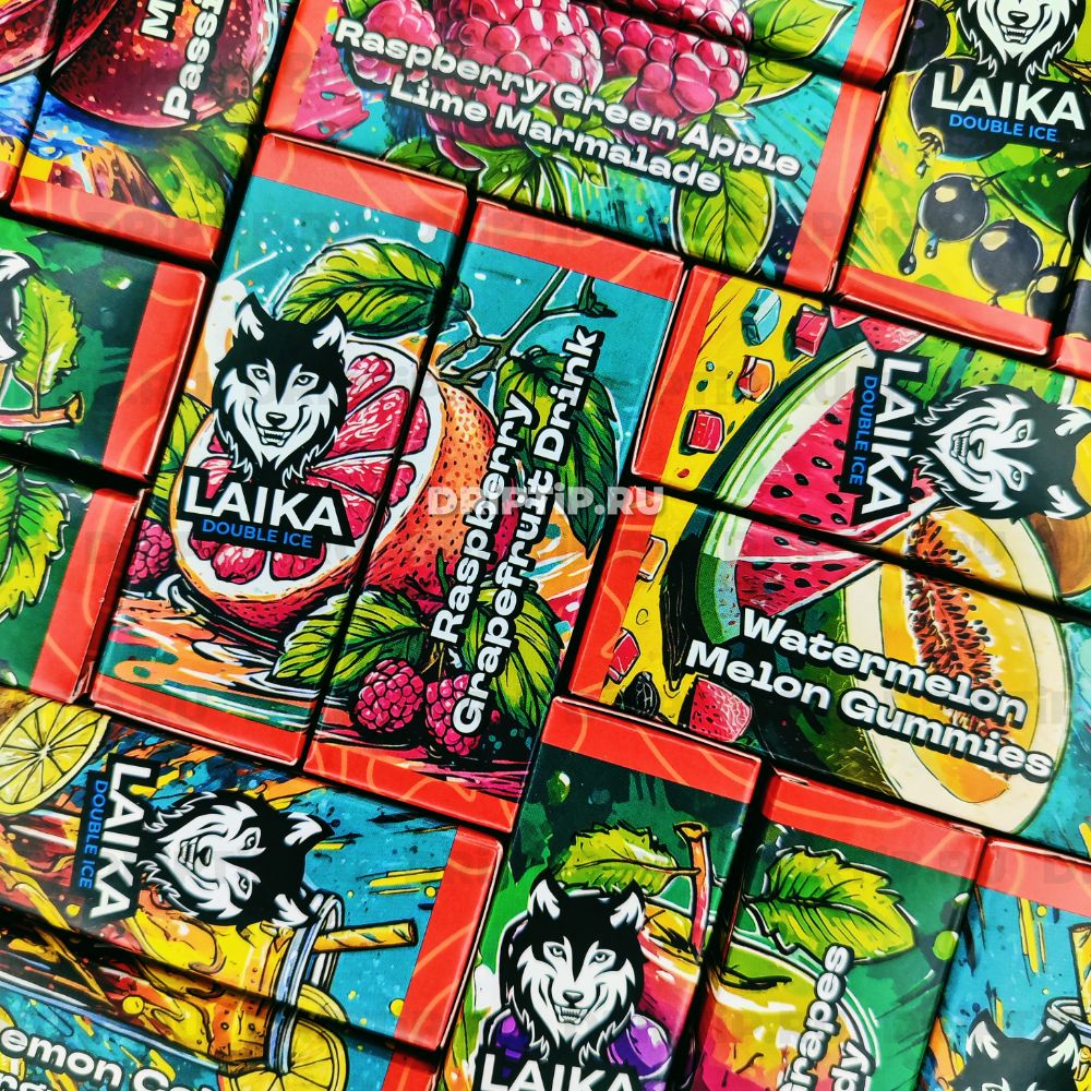 Жидкость Laika Orange Salt - Apple Blackcurrant Candy 