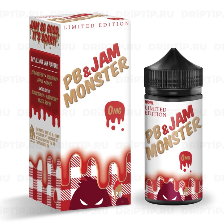 Жидкость Jam Monster - PB & Strawberry 