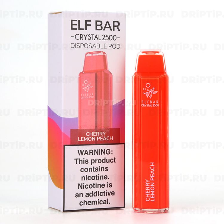 Elf Bar Crystal 2500 - Cherry Lemon Peach