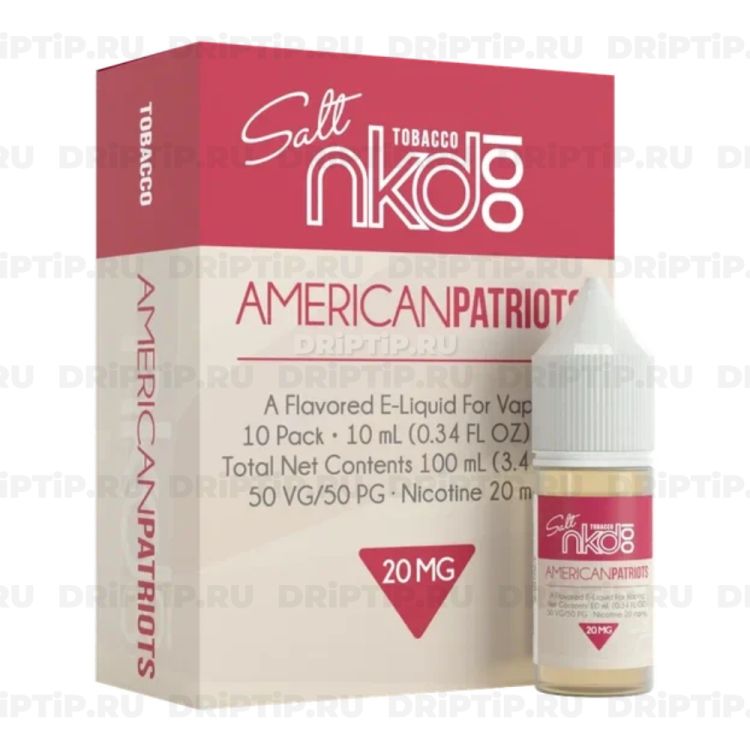 Жидкость Naked 100 Tobacco Salt - American Patriots 