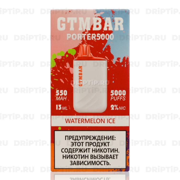 GTM BAR Porter 5000 - Watermelon Ice