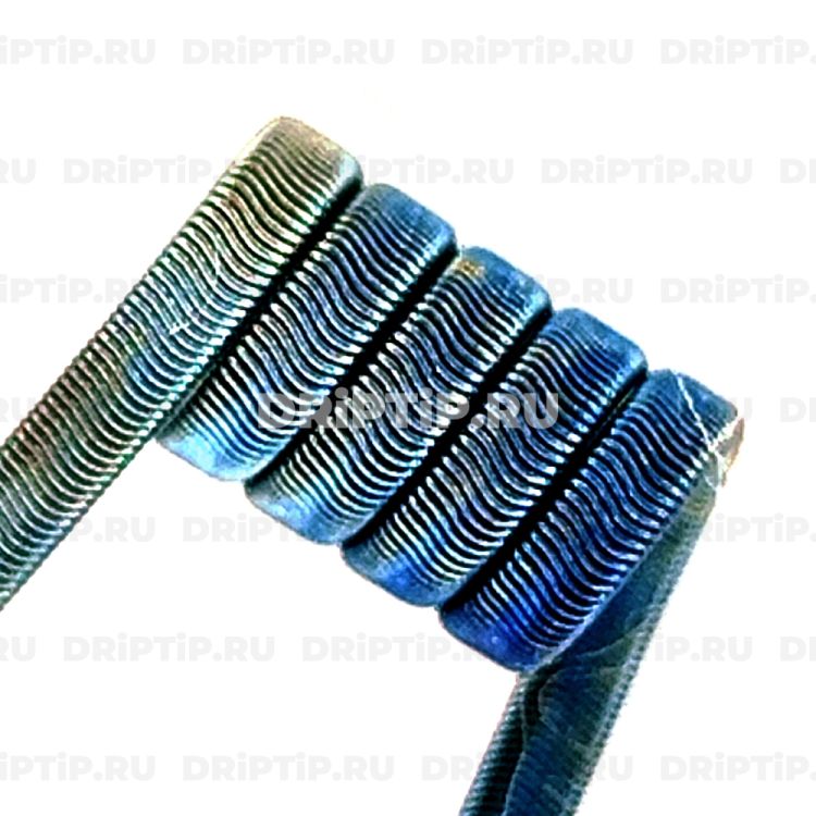 Fralien 5х(0,3*0,1)К+(2х0,3)К+0,14NiCr, 3 мм, 5 витков, 0.15-0.16 ом Плата